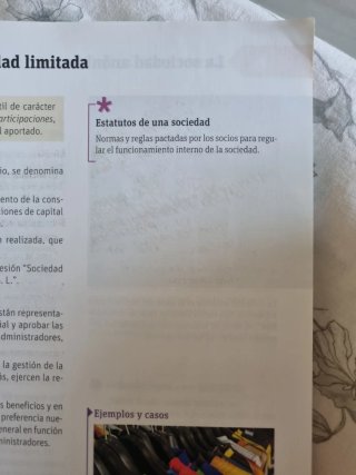 Economía de la empresa, 2 Bachillerato Savia