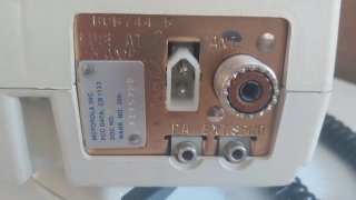 Emisora Motorola Beige/Negro