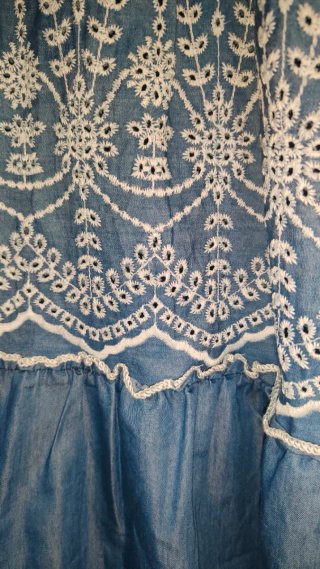 Vestido Nuevo Boho Bordado