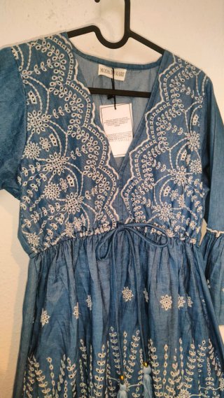 Vestido Nuevo Boho Bordado