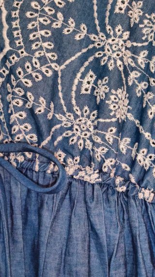 Vestido Nuevo Boho Bordado