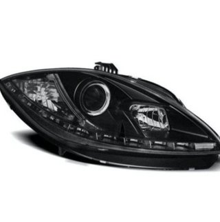 Pareja de Faros delanteros para Seat Leon 09-12 co