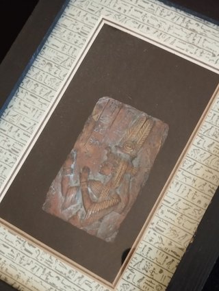Quadro Egípcio Hieróglifos