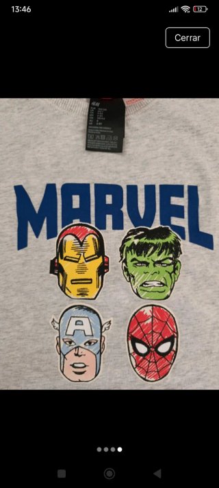 Pijama Marvel Niños