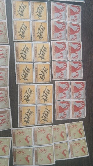 Lote 4 sellos España Arte
