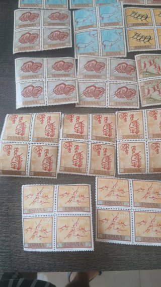 Lote 4 sellos España Arte