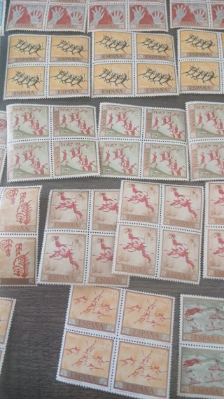 Lote 4 sellos España Arte