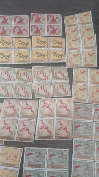 Lote 4 sellos España Arte