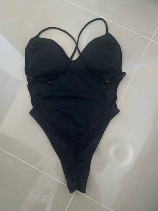 Costume intero nero sgambato tg M