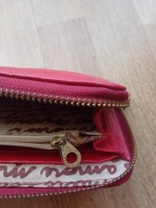 Billetera Marc Jacobs Roja Piel
