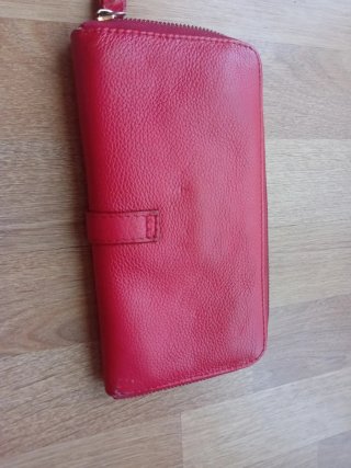 Billetera Marc Jacobs Roja Piel