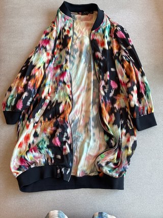 Chaqueta bomber multicolor