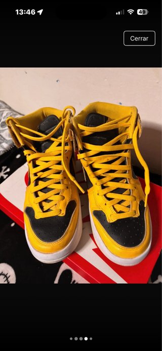 Zapatillas Nike Dunk High Amarillas