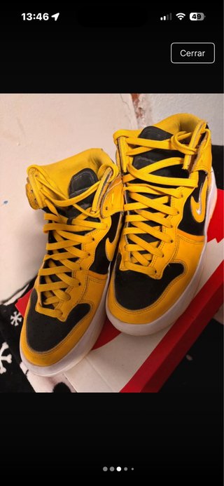 Zapatillas Nike Dunk High Amarillas