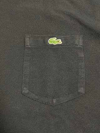 Polo Lacoste Talla 7 (2XL) Negro