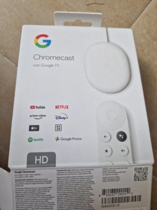 Google Chromecast con Google TV HD Blanco