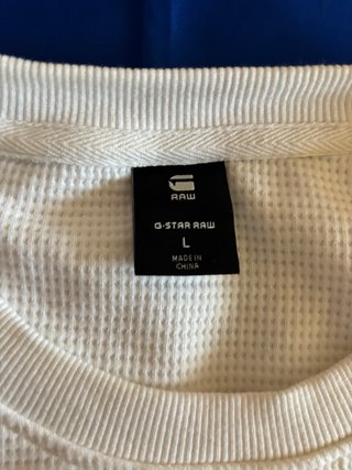 Sudadera G-Star RAW Blanca Talla L