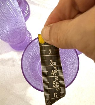 Set 6 Bicchieri Vetro Alessandrite Viola