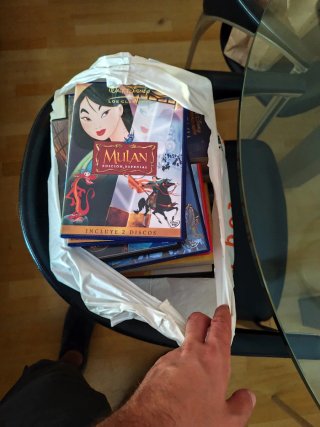 Películas VHS y DVD Disney