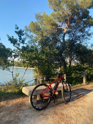 Bicicleta de Montaña Roja