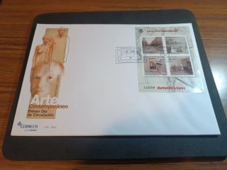 3 Sobres 1er Día Arte Contemporáneo Antoni Tàpies