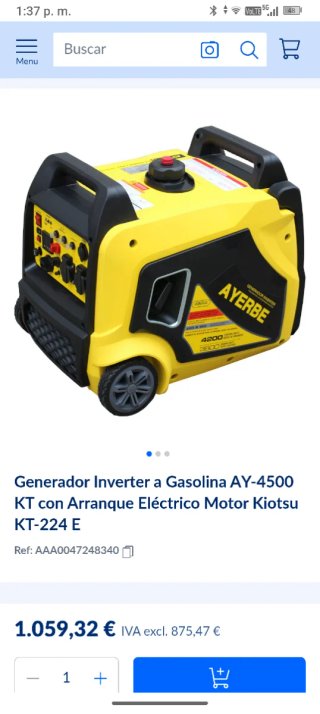 Generador Ayerbe AY-4500KT INV