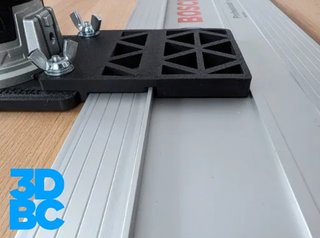 Adaptador Makita RT0702C, DRT50 a Bosch FSN