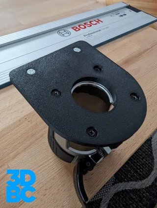 Adaptador Makita RT0702C, DRT50 a Bosch FSN