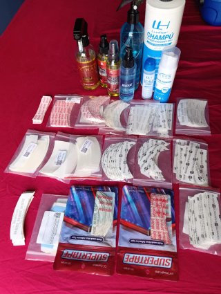 2 Prótesis Capilar Hair Solution+kit mantenimiento