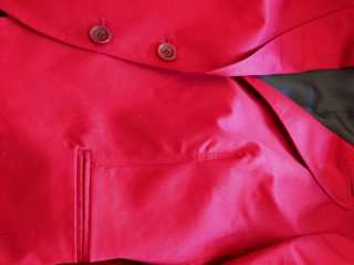 Chaqueta blazer corta Zara Roja Talla M