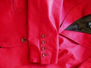 Chaqueta blazer corta Zara Roja Talla M