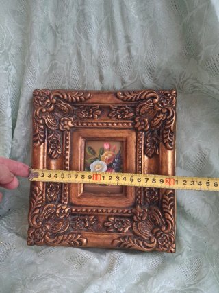 Quadro con dipinto floreale