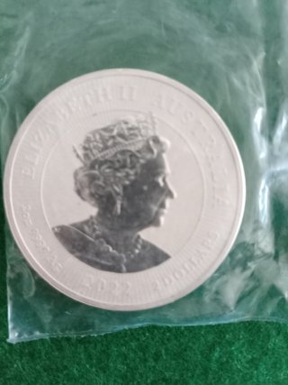 Moneda Plata 2 Onzas Dingo & Baby 2022
