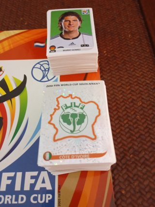 Álbum Sudáfrica 2010 + 400 cromos diferentes.