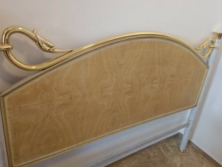 Cabecero Cama 150cm Madera y Metal