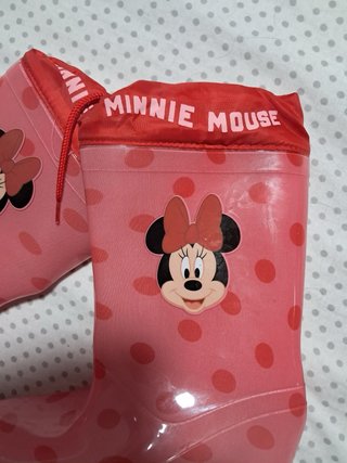 Botas de agua niña Minnie Mouse Talla 32