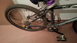 Bicicleta Montaña Rockrider Gris