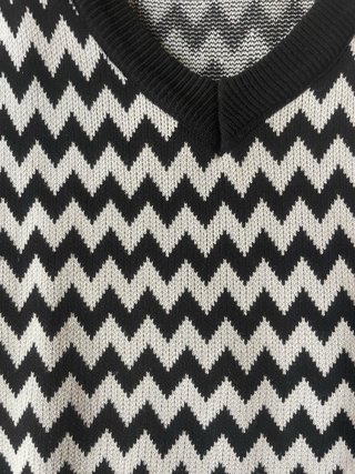 Chaleco punto SHEIN Zigzag Talla S
