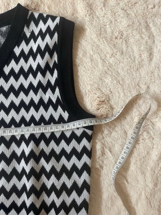 Chaleco punto SHEIN Zigzag Talla S