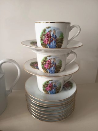 Juego de té Limoges porcelana