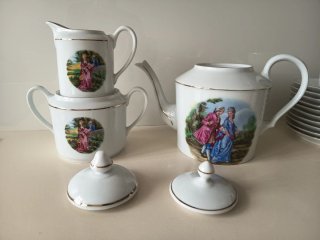Juego de té Limoges porcelana