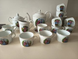 Juego de té Limoges porcelana