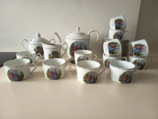 Juego de té Limoges porcelana