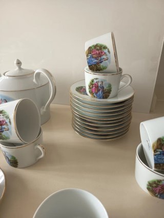 Juego de té Limoges porcelana