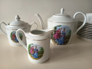 Juego de té Limoges porcelana