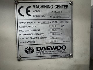 Centro Mecanizado Daewoo Mynx500