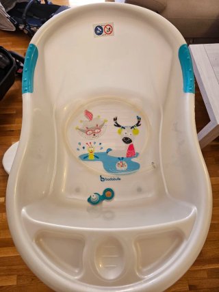 Bañera para bebé con soporte