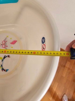 Bañera para bebé con soporte