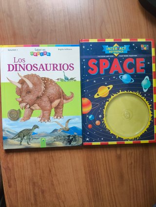 Pack de libros educativos.