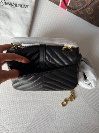 Bolso YSL College Minibag Piel Negra